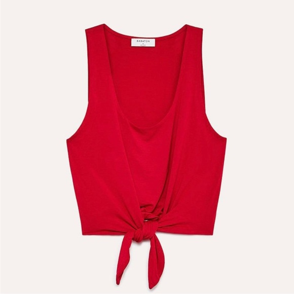 Babaton Tops - Aritzia Babaton Jeronimo tank red L nwot